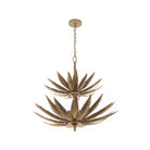 Varaluz - 563P09BK - Nine Light Pendant - Zanara - Brass Kisser