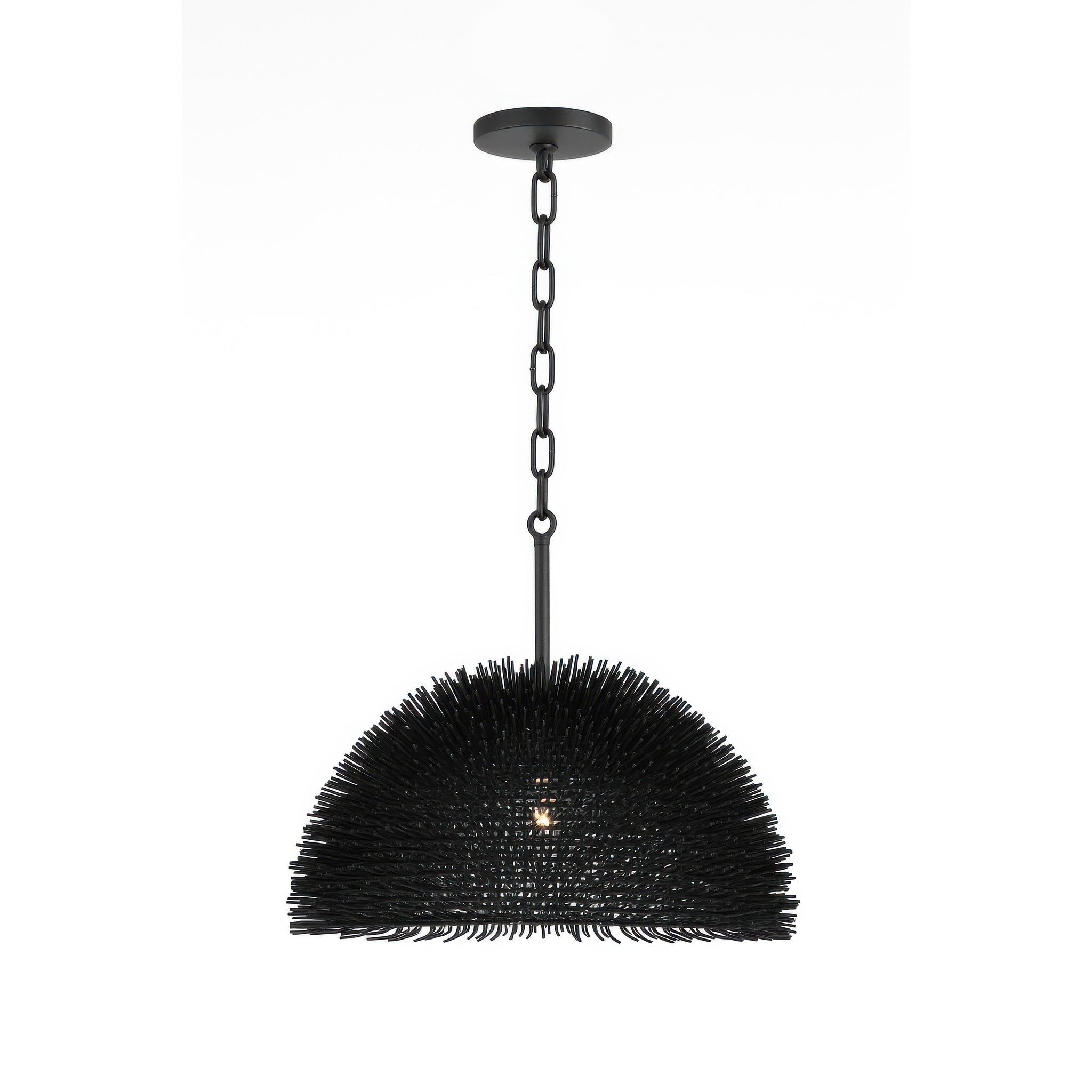 Varaluz - 569P01BL - One Light Pendant - Urchin - Black