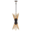 Varaluz - 570F04DBFG - Four Light Foyer Pendant - Aristocrat - Dark Bronze / French Gold