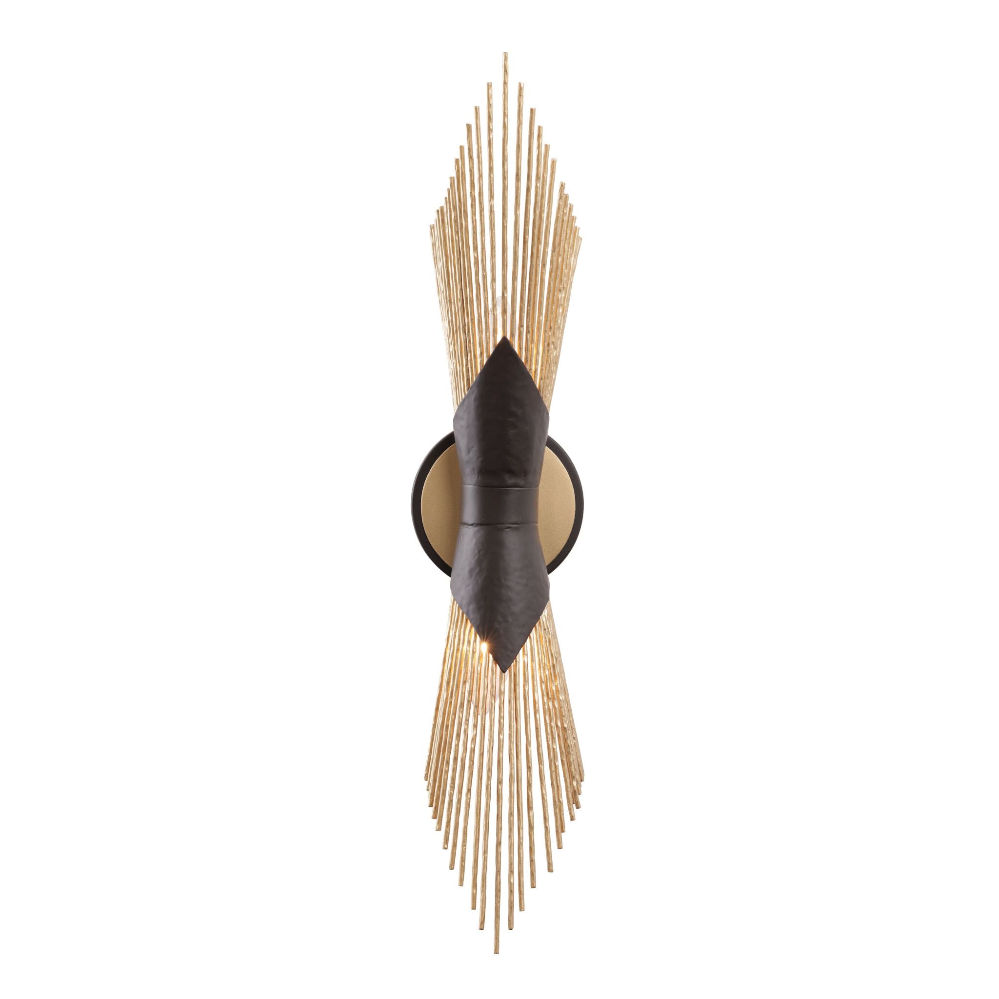 Varaluz - 570W02DBFG - Two Light Wall Sconce - Aristocrat - Dark Bronze / French Gold