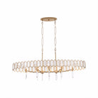 Varaluz - 572N08BK - Eight Light Pendant - Drama Club - Brass Kisser