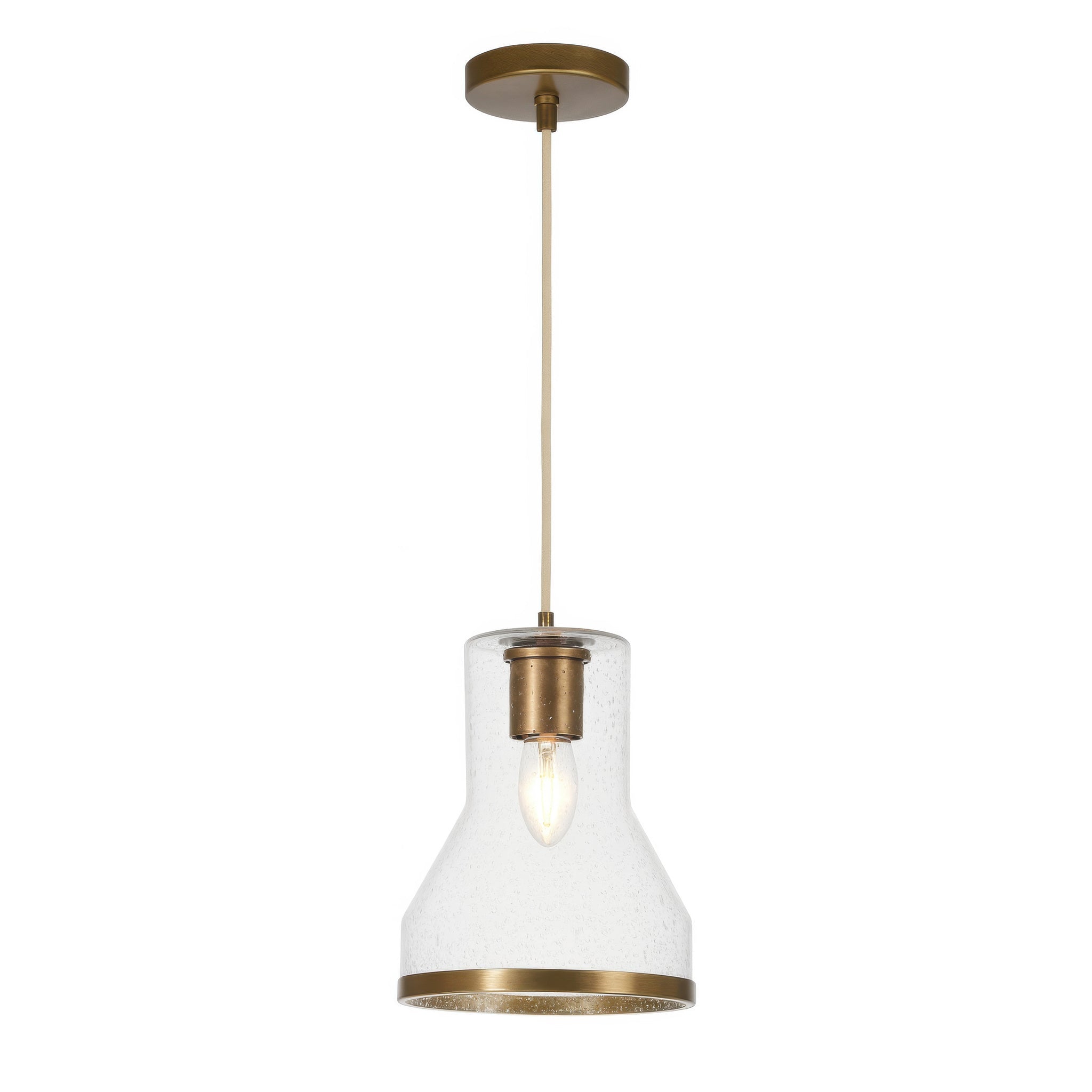 Varaluz - 580M01BLK - One Light Pendant - Alicia - Matte Black