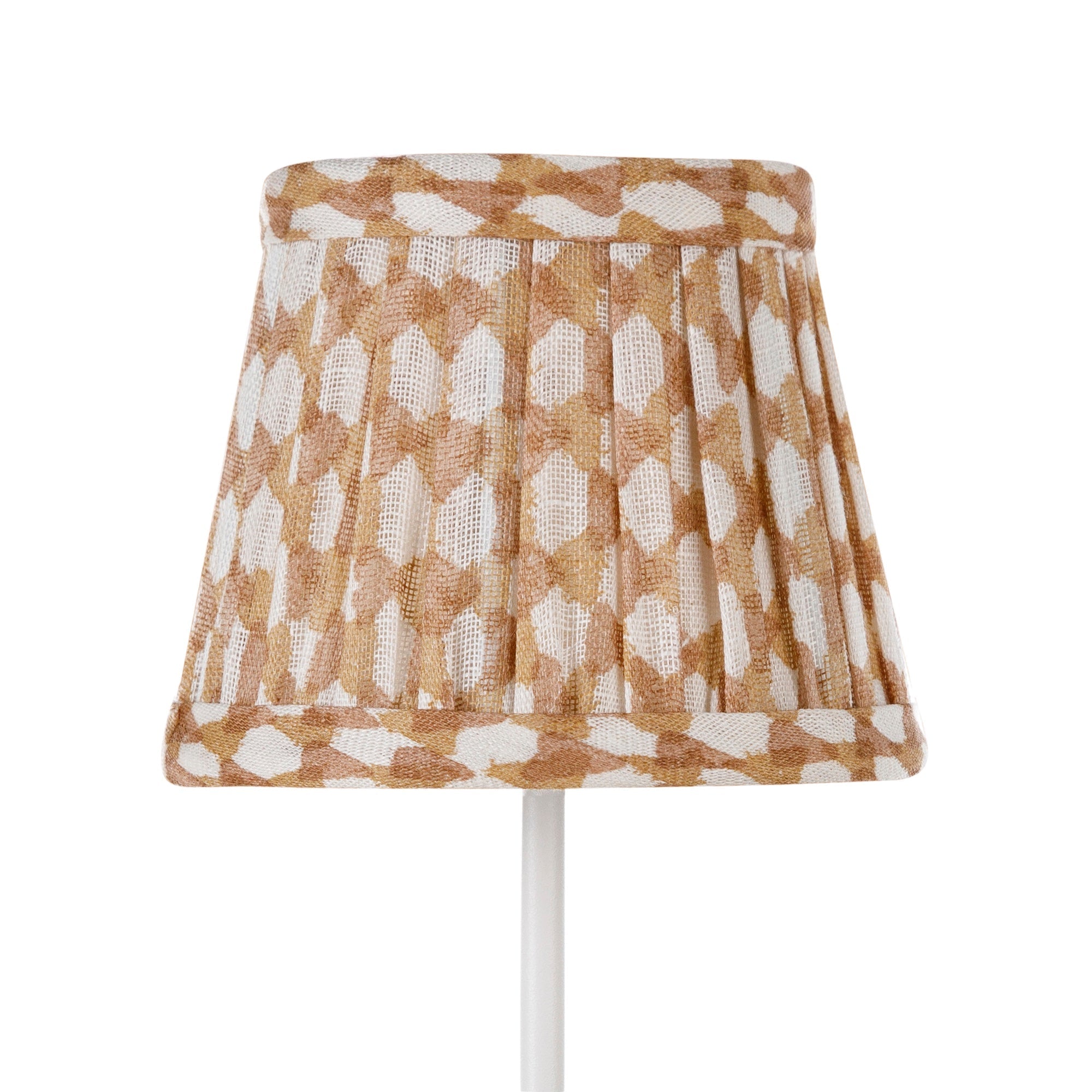 Zafferano America 5PP-067 Zafferano x Fermoie Fabric Lampshades - Wicker Pattern in Nut Brown Wicker