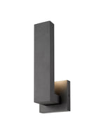 Z-Lite 576S-BK-LED Edge Outdoor Wall Light in Matte Black