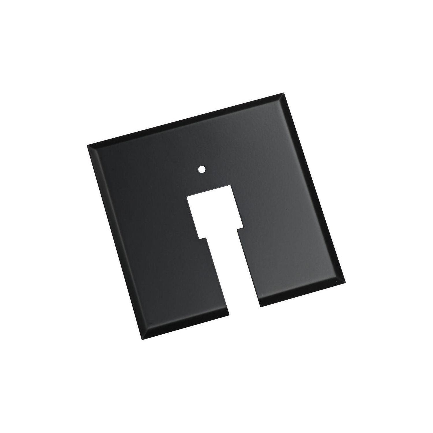 Kendal Lighting - Track Accessory Box Cover Plate - TA007-BLK - Canada Light Shop