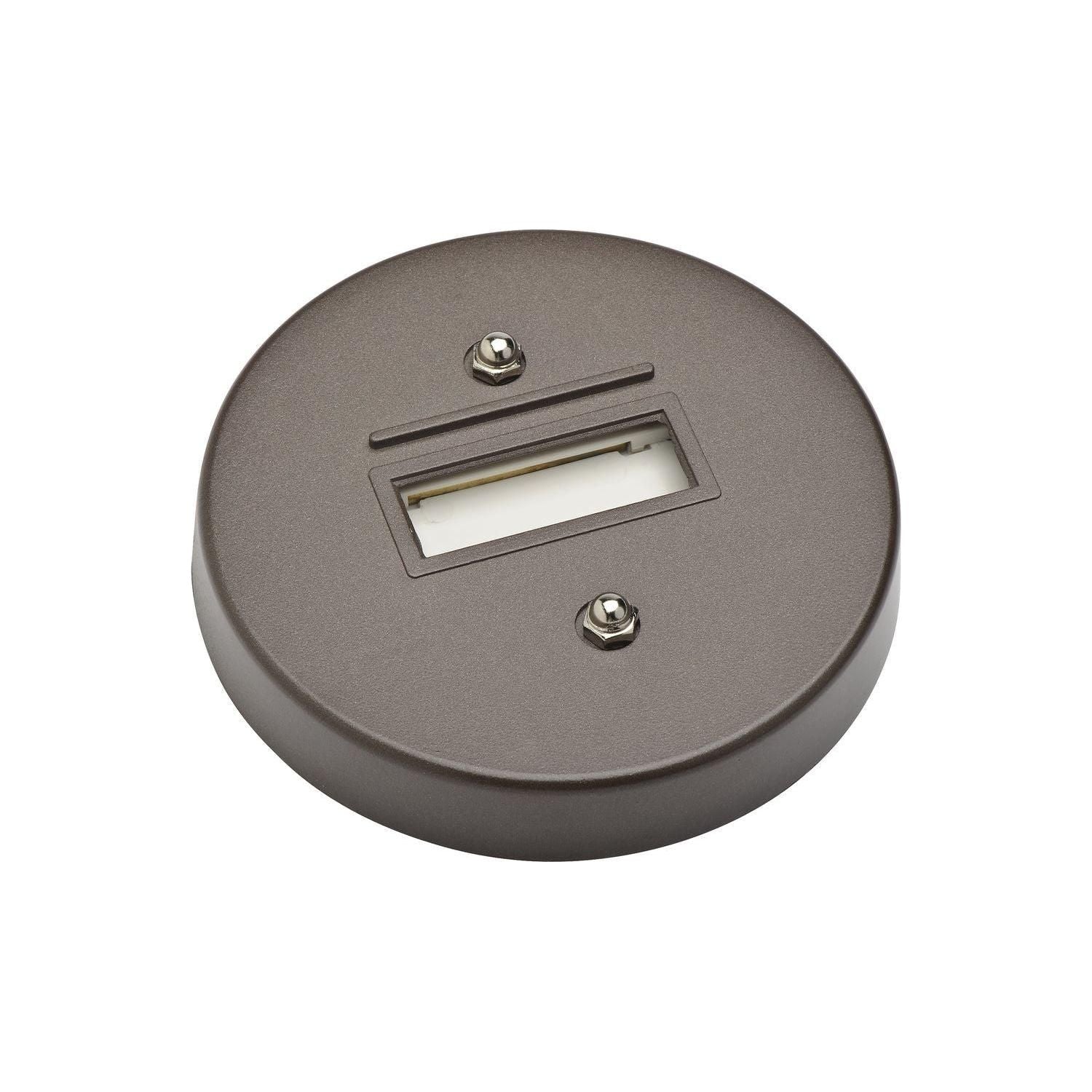 Kendal Lighting - Track Accessory Monopoint Adaptor Plate - TA011-ORB - Canada Light Shop