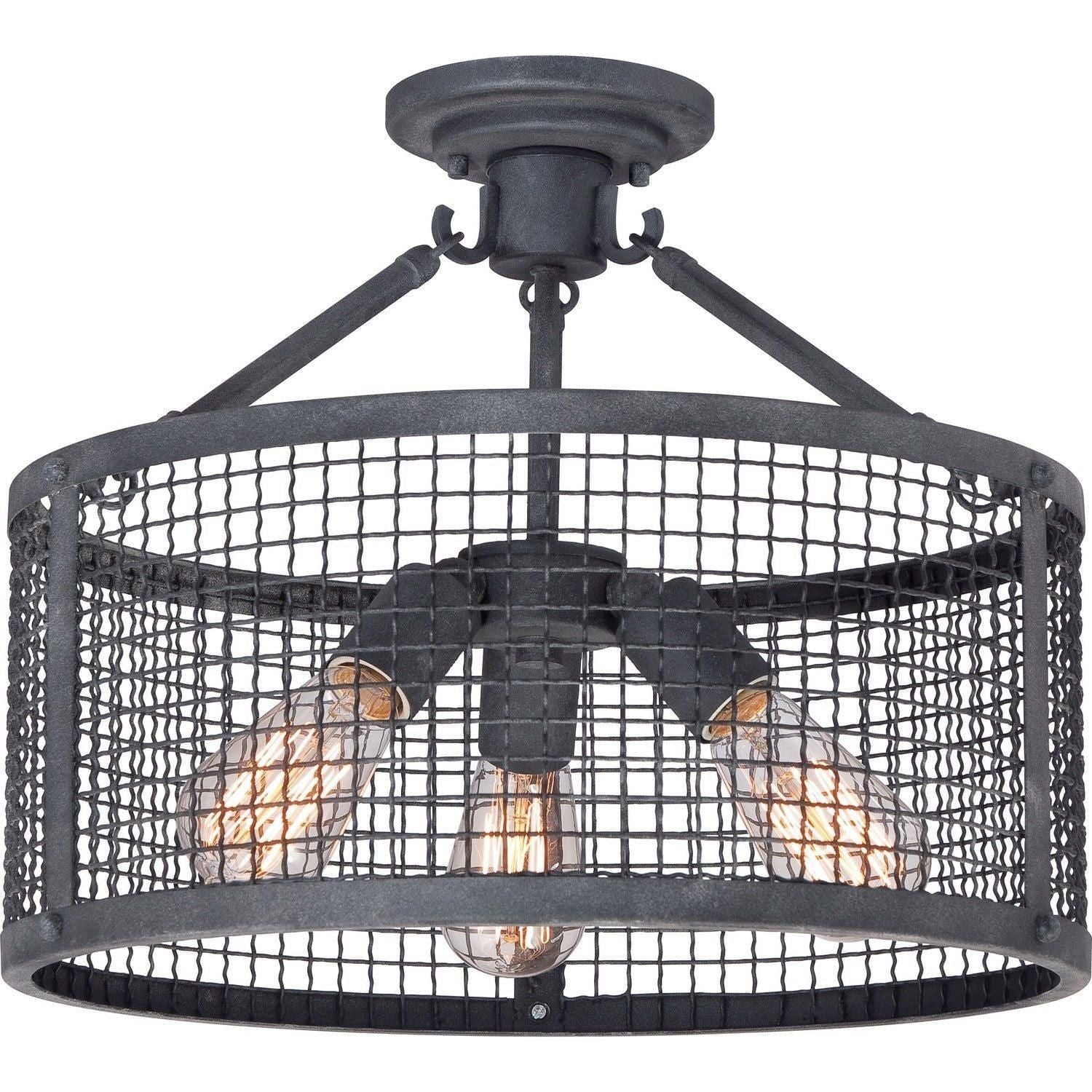 Quoizel - Wilder Semi-Flush Mount - WLR1716MB - Canada Light Shop