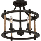 Quoizel - Frontier Semi-Flush Mount - FTR1713IB - Canada Light Shop