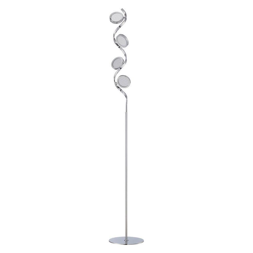 Kendal Lighting - Milan LED Floor Lamp - FL4092-CH - Canada Light Shop
