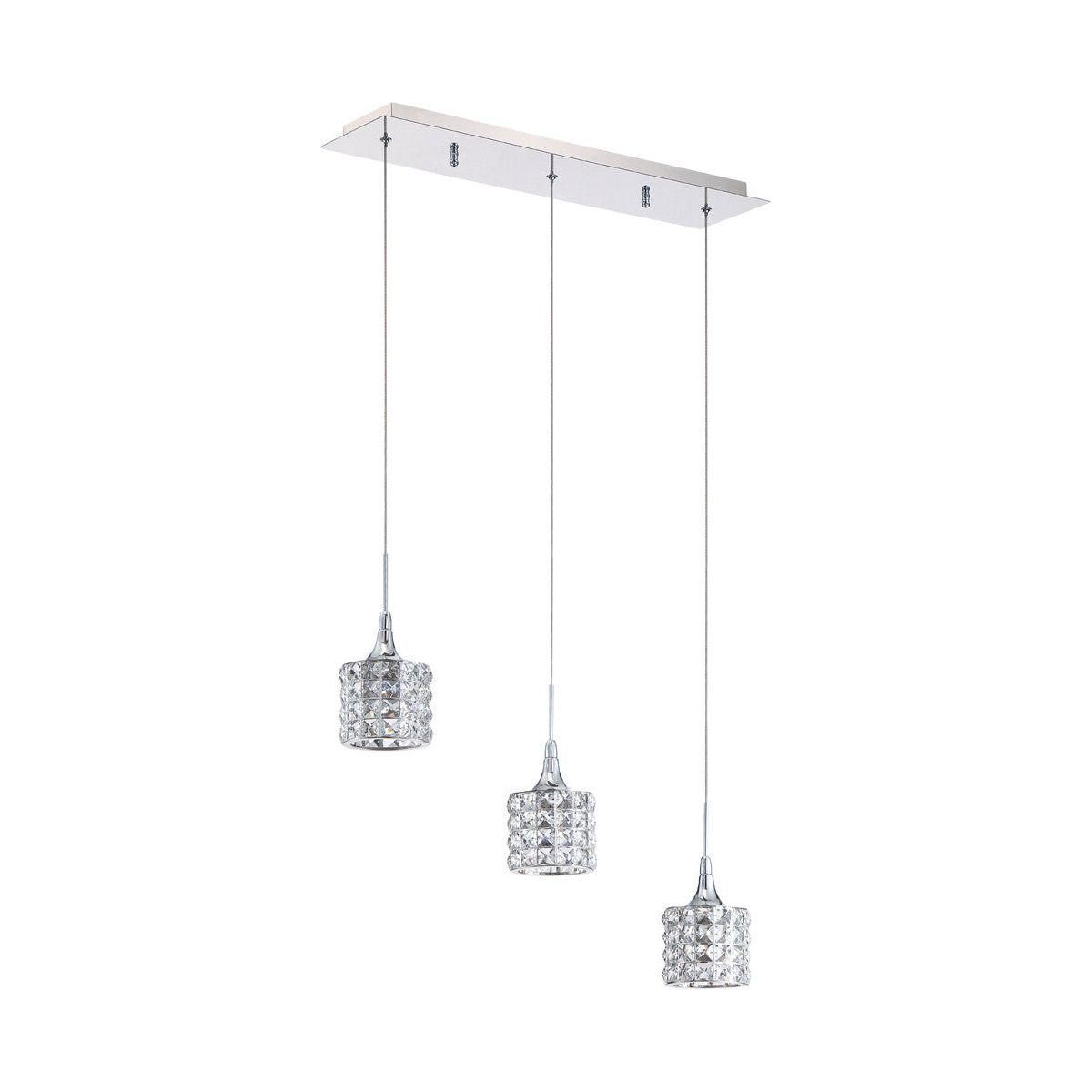 Kendal Lighting - Lustra Bar - PF61-3LBR-CH - Canada Light Shop