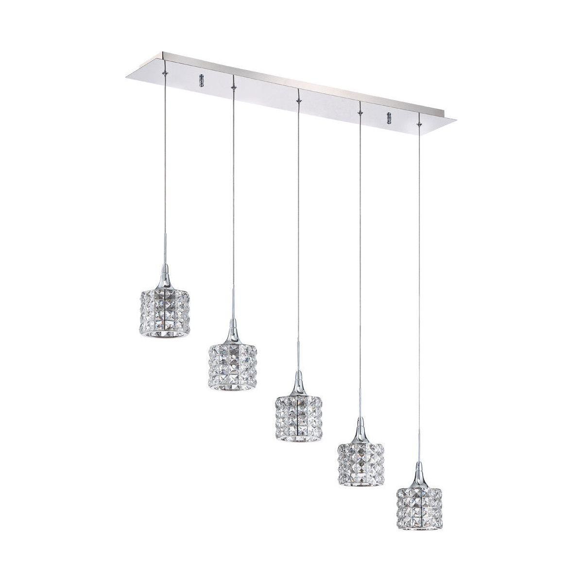 Kendal Lighting - Lustra Bar - PF61-5LBR-CH - Canada Light Shop