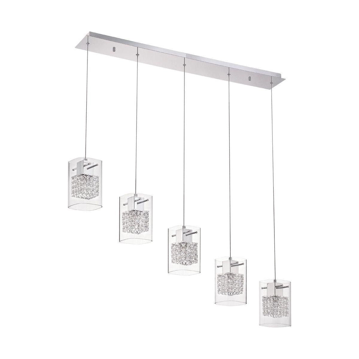 Kendal Lighting - Politan Bar - PF63-5LBR-CH - Canada Light Shop