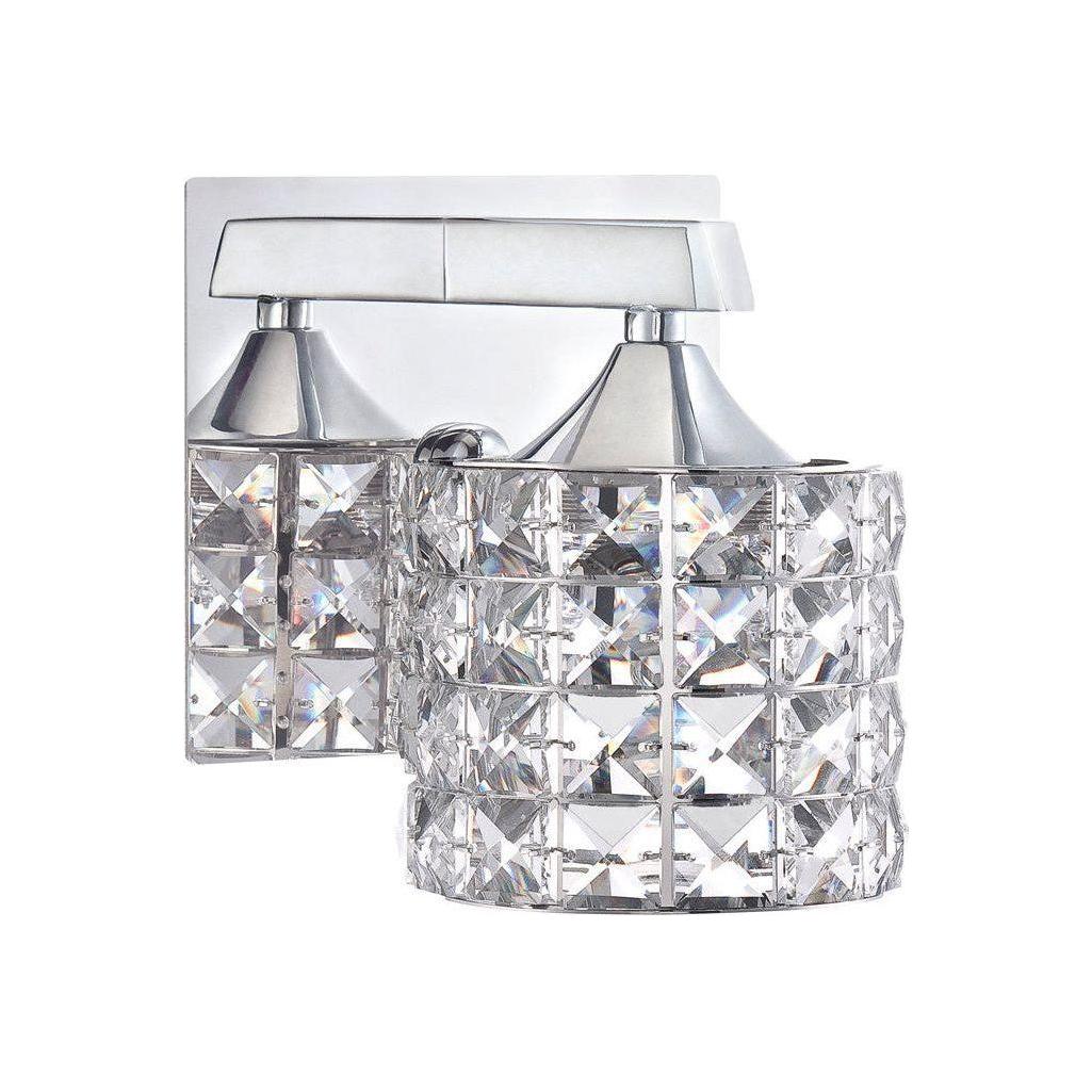 Kendal Lighting - Lustra Vanity Light - VF7100-1L-CH - Canada Light Shop