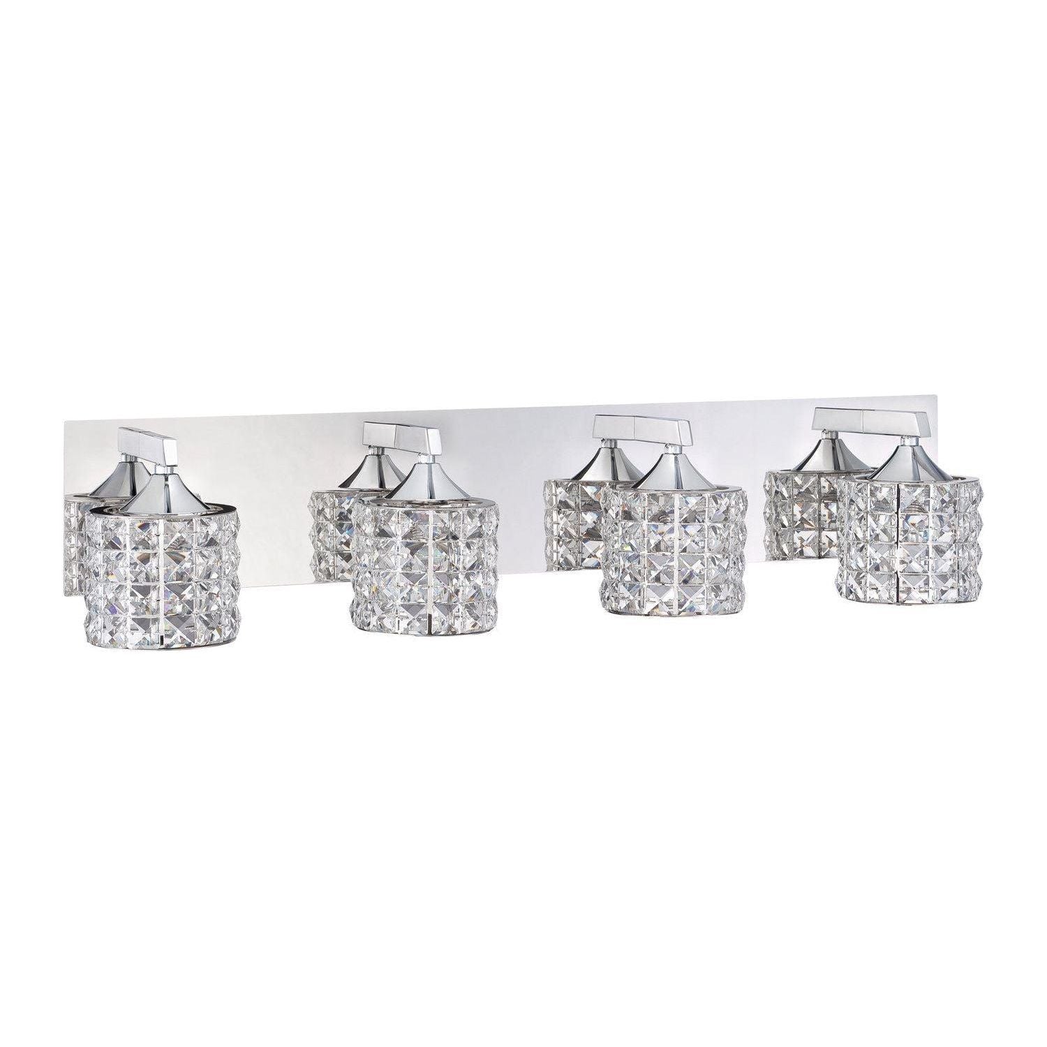 Kendal Lighting - Lustra Vanity Light - VF7100-4L-CH - Canada Light Shop