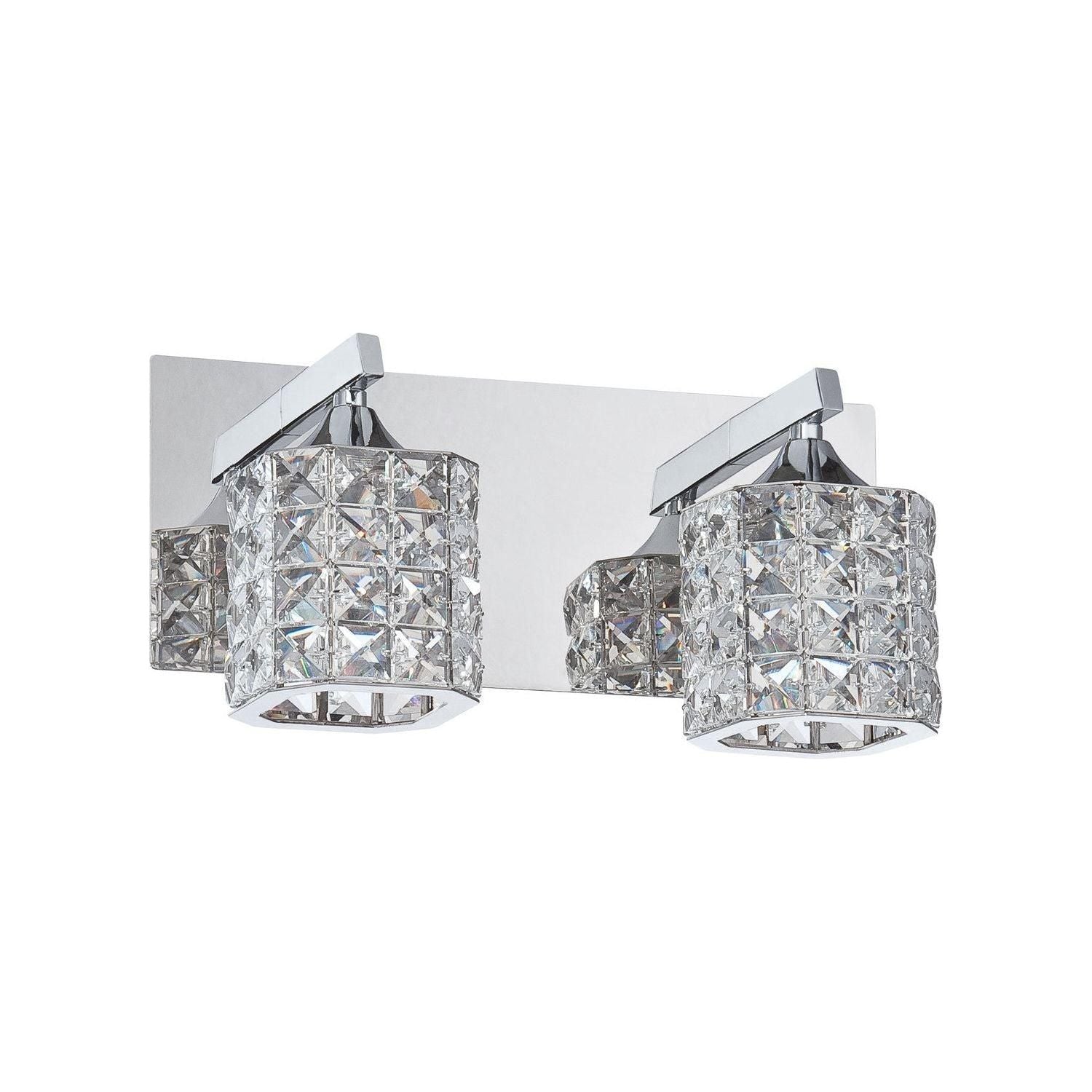 Kendal Lighting - Shimera Vanity Light - VF7200-2L-CH - Canada Light Shop