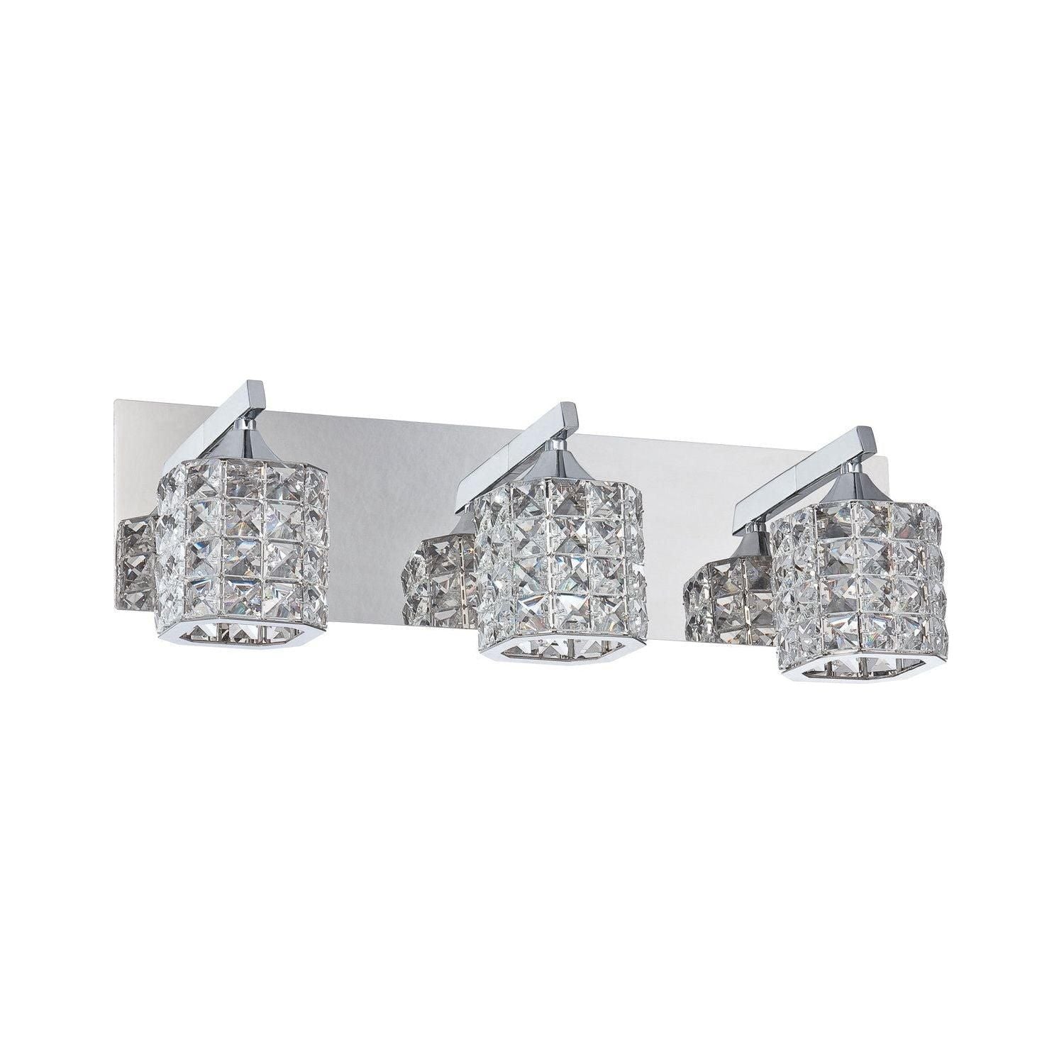 Kendal Lighting - Shimera Vanity Light - VF7200-3L-CH - Canada Light Shop