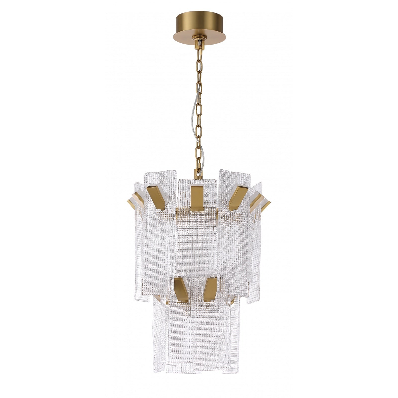 Avenue Lighting - HF7180-AGB - LED Pendant - Belmont - Aged Golden Brass