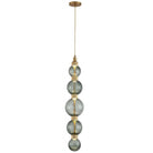 Avenue Lighting - HF7960-AB-GRN - LED Pendant - Zayna - Aged Brass