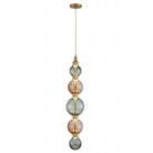 Avenue Lighting - HF7960-AB-GBG - LED Pendant - Zayna - Aged Brass