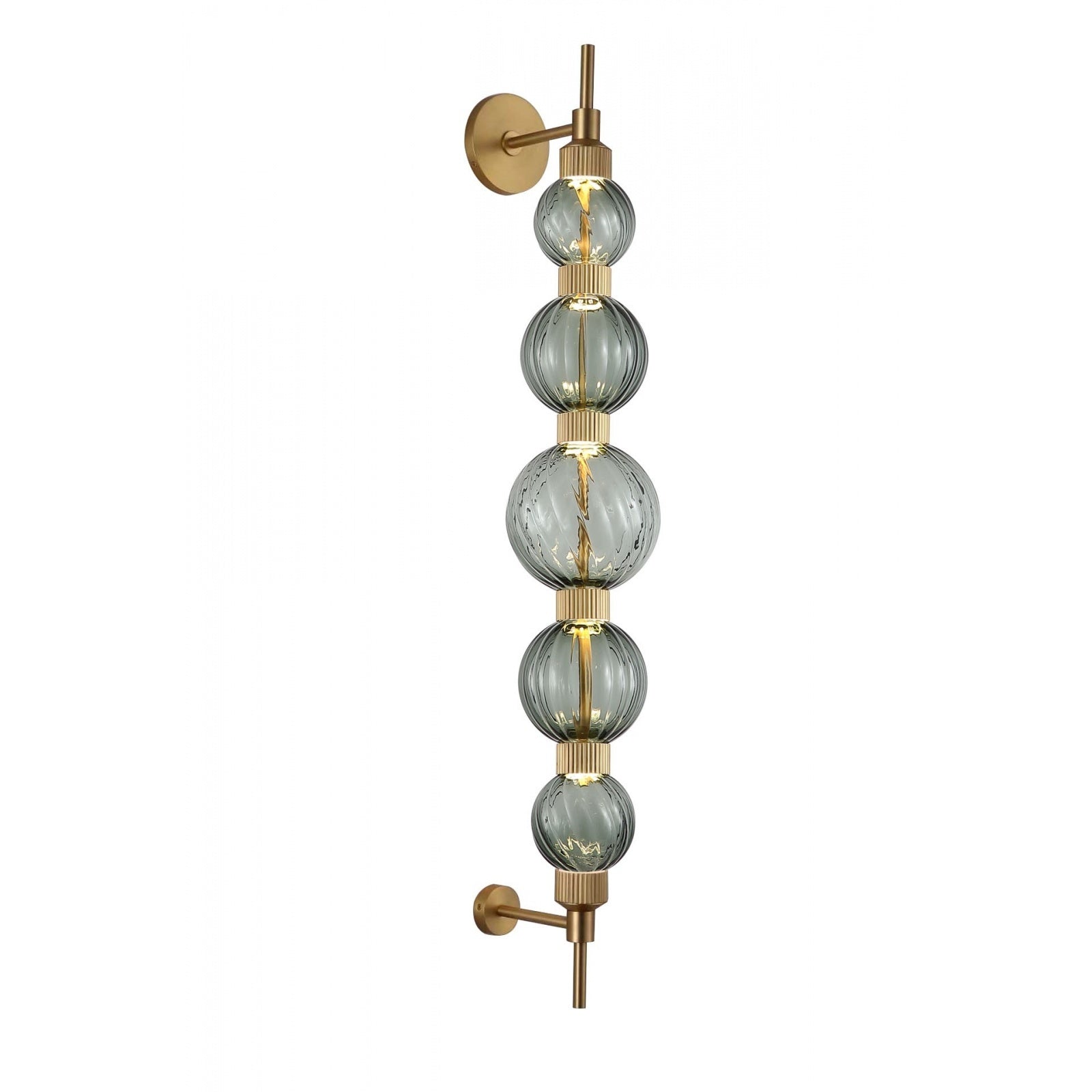Avenue Lighting - HF7950-AB-GRN - LED Wall Sconce - Zayna - Aged Brass