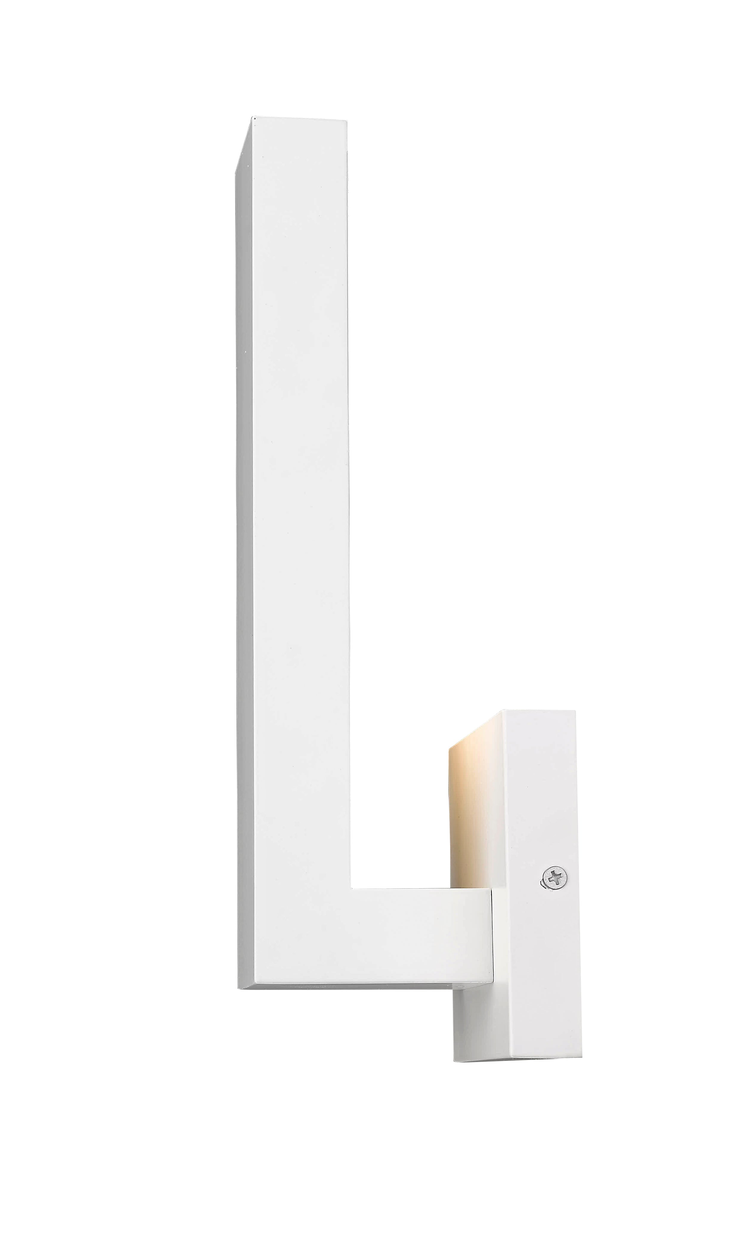 Z-Lite 576S-WH-LED Edge Outdoor Wall Light in Pure White