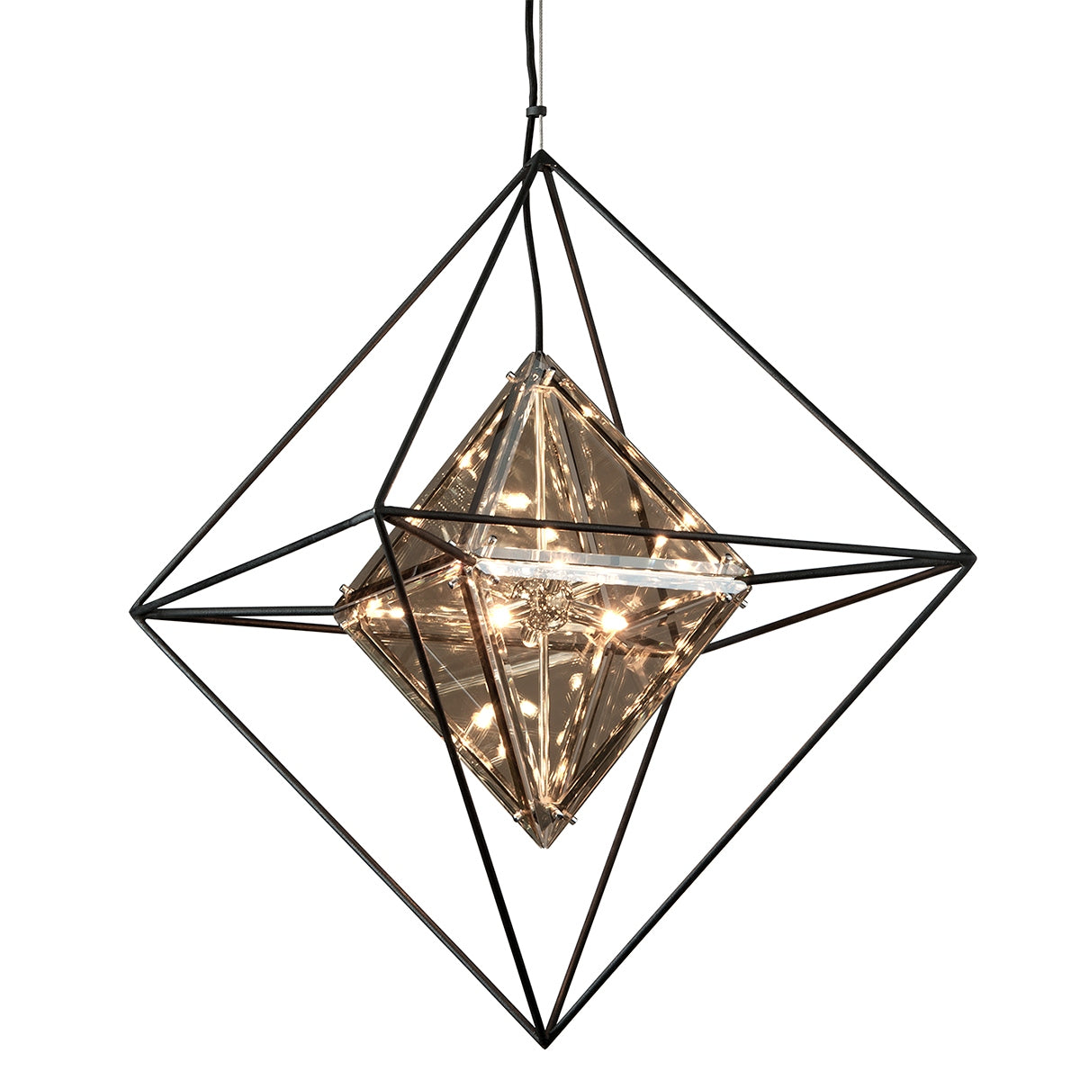 Troy Lighting Canada - F5326-TRN - Six Light Chandelier - Epic - Textured Iron