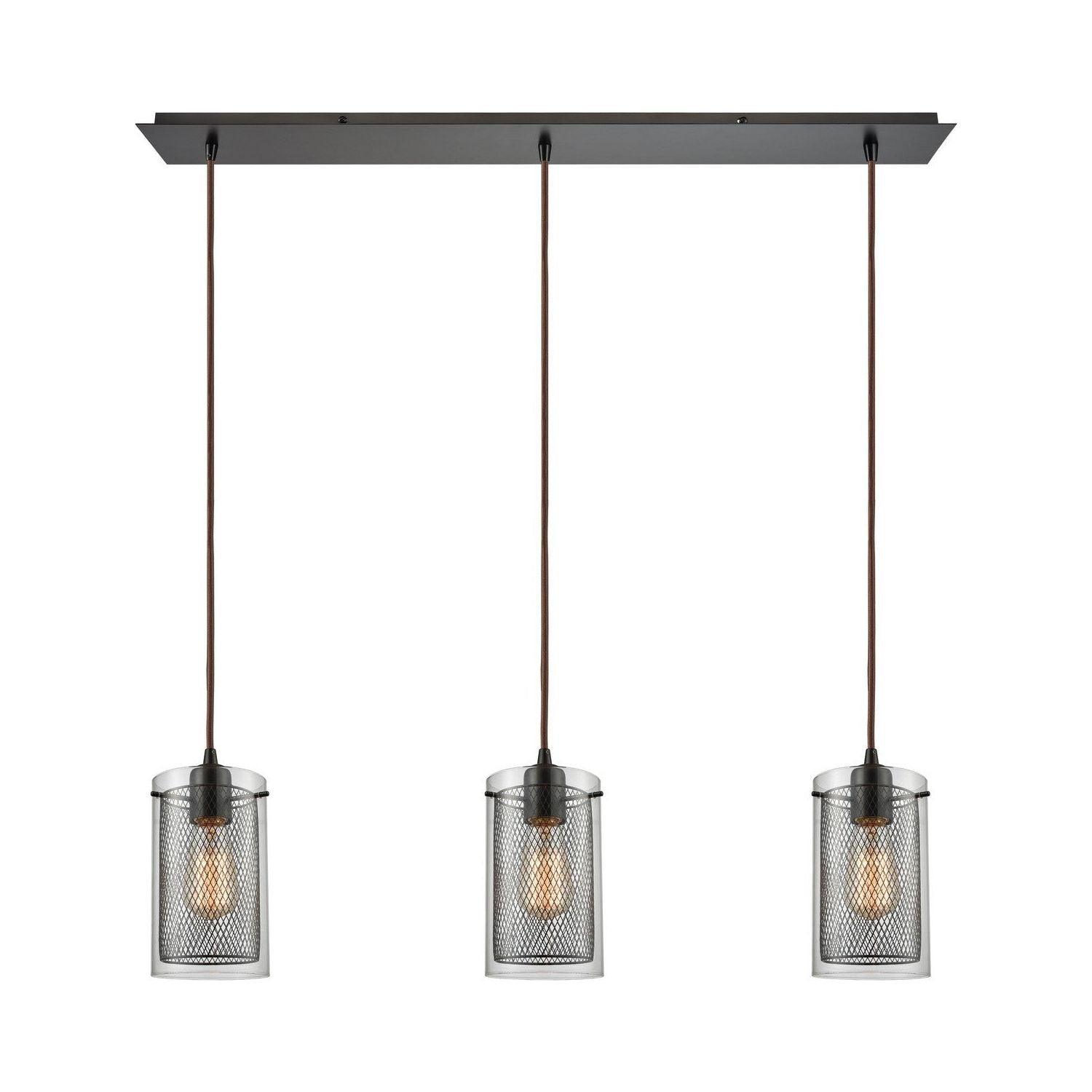 ELK Home - Brant Linear Pendant - 10448/3LP - Canada Light Shop