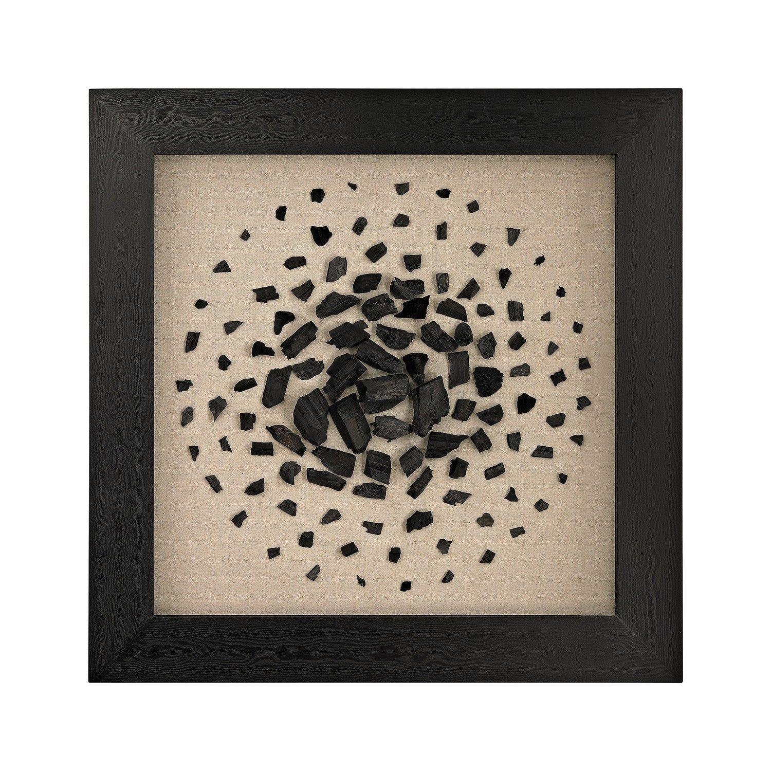 ELK Home - Black and White Carbon Wall Art - 3168-025 - Canada Light Shop