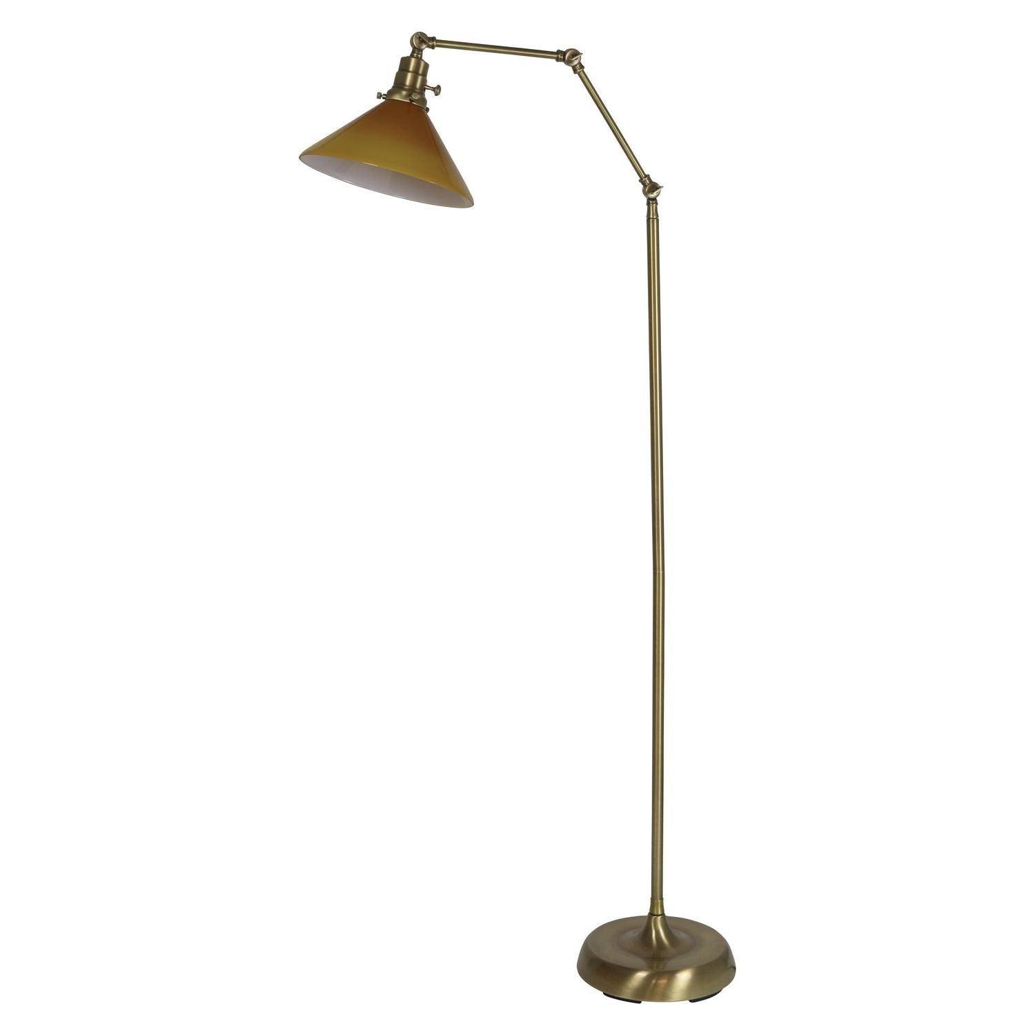 House of Troy - Otis Floor Lamp - OT600-AB-AM - Canada Light Shop