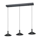 Thesis Lighting 902184A Conomavilla LED Linear Pendant in Textured Black