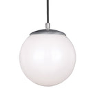 Visual Comfort Studio Canada - 6018-04 - One Light Pendant - Leo - Hanging Globe - Satin Aluminum