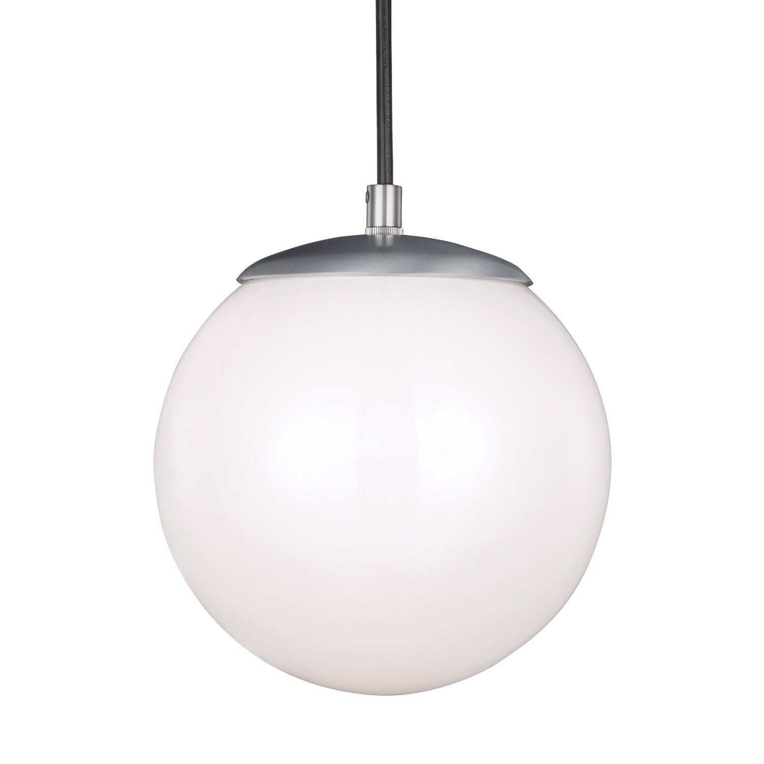 Visual Comfort Studio Canada - 6018-04 - One Light Pendant - Leo - Hanging Globe - Satin Aluminum