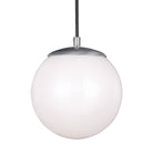 Visual Comfort Studio Canada - 6018EN3-04 - One Light Pendant - Leo - Hanging Globe - Satin Aluminum