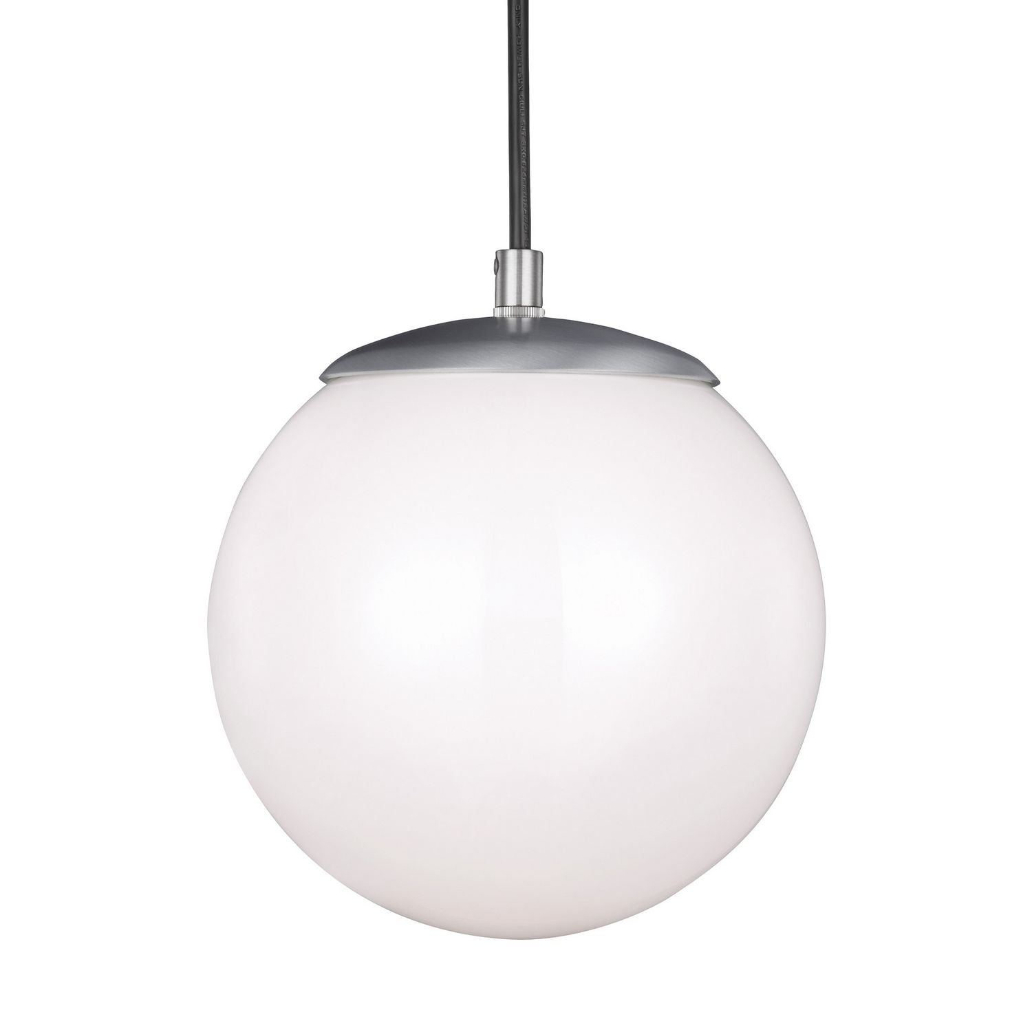 Visual Comfort Studio Canada - 6018EN3-04 - One Light Pendant - Leo - Hanging Globe - Satin Aluminum