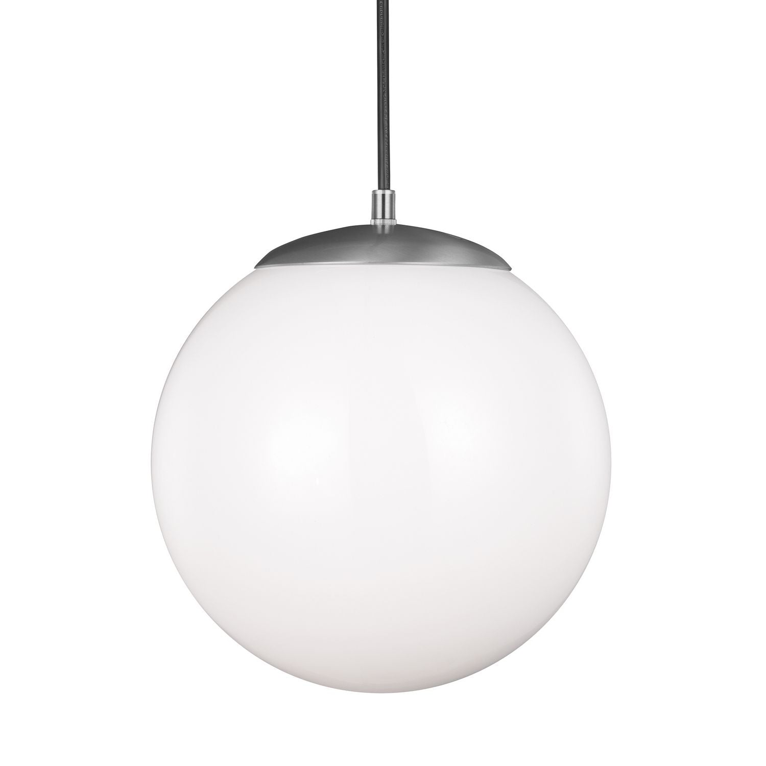 Visual Comfort Studio Canada - 6022-04 - One Light Pendant - Leo - Hanging Globe - Satin Aluminum