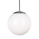 Visual Comfort Studio Canada - 6022EN3-04 - One Light Pendant - Leo - Hanging Globe - Satin Aluminum