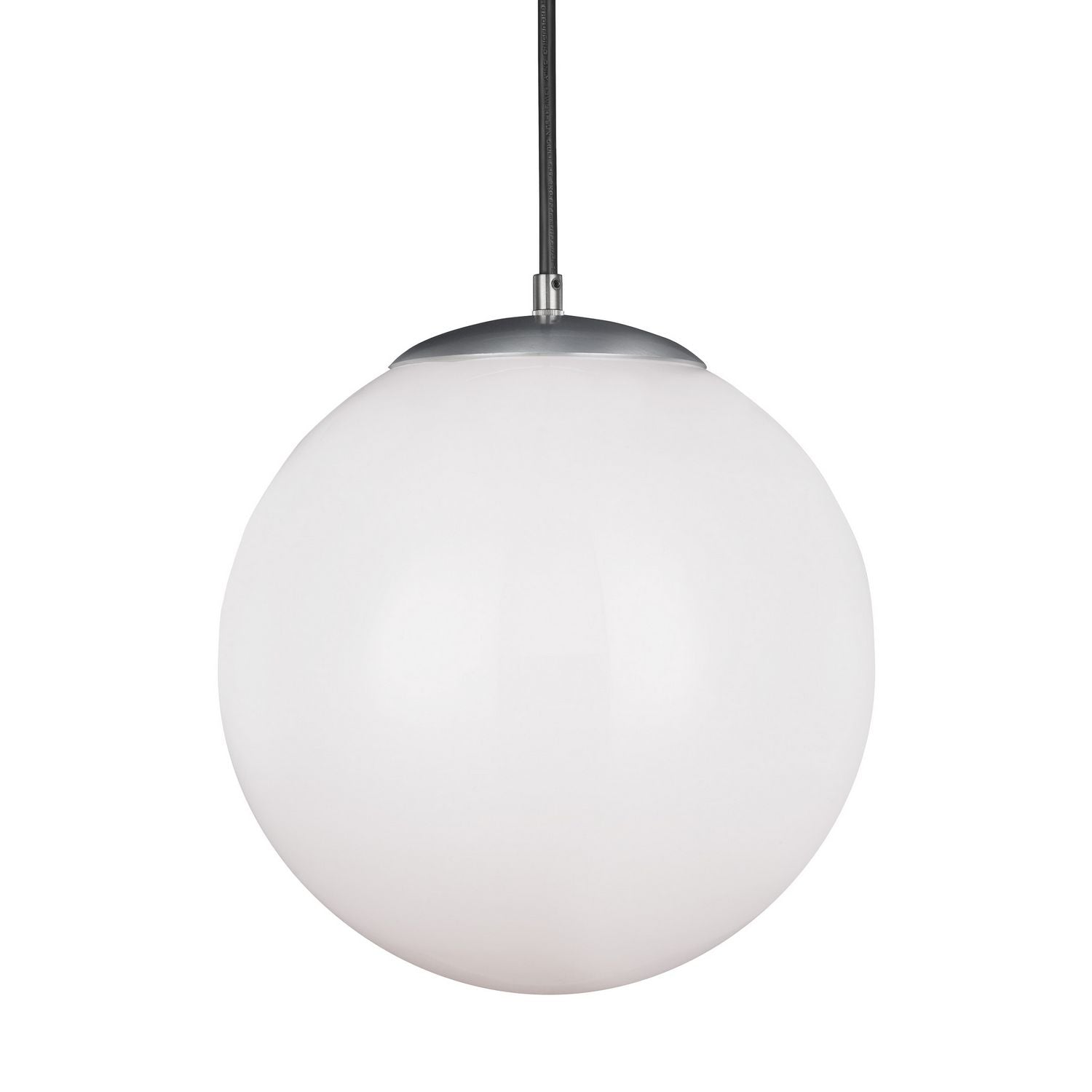 Visual Comfort Studio Canada - 6024EN3-04 - One Light Pendant - Leo - Hanging Globe - Satin Aluminum