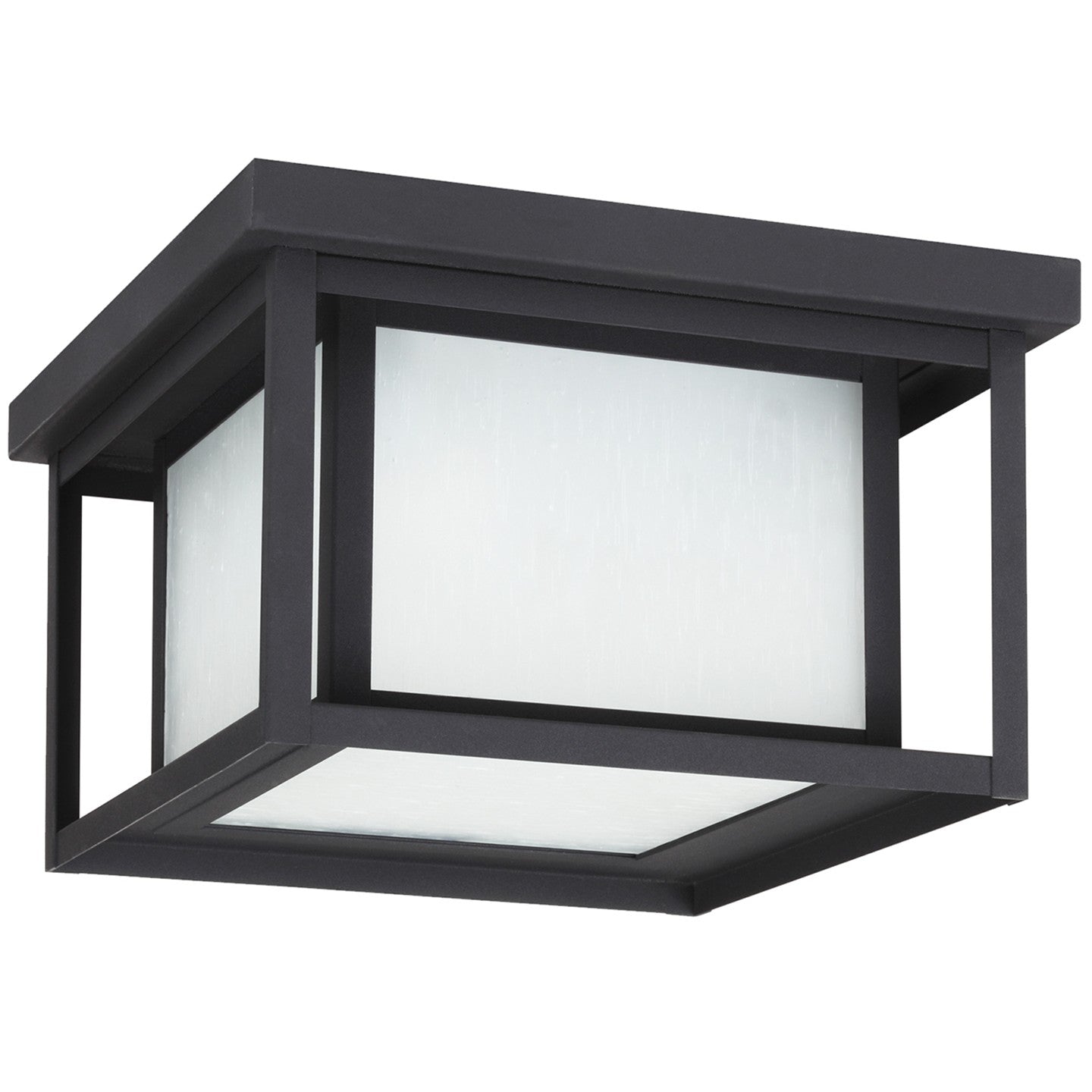 Generation Lighting Canada - 79039-12 - Two Light Outdoor Flush Mount - Hunnington - Black