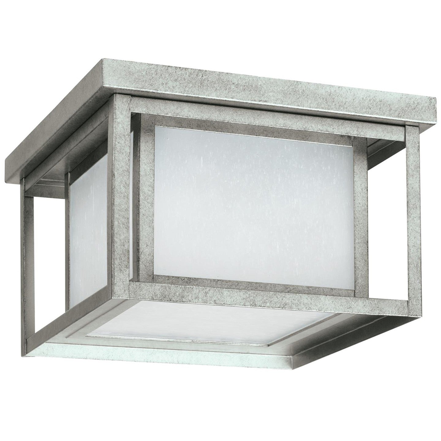 Generation Lighting Canada - 79039EN3-57 - Two Light Outdoor Flush Mount - Hunnington - Weathered Pewter