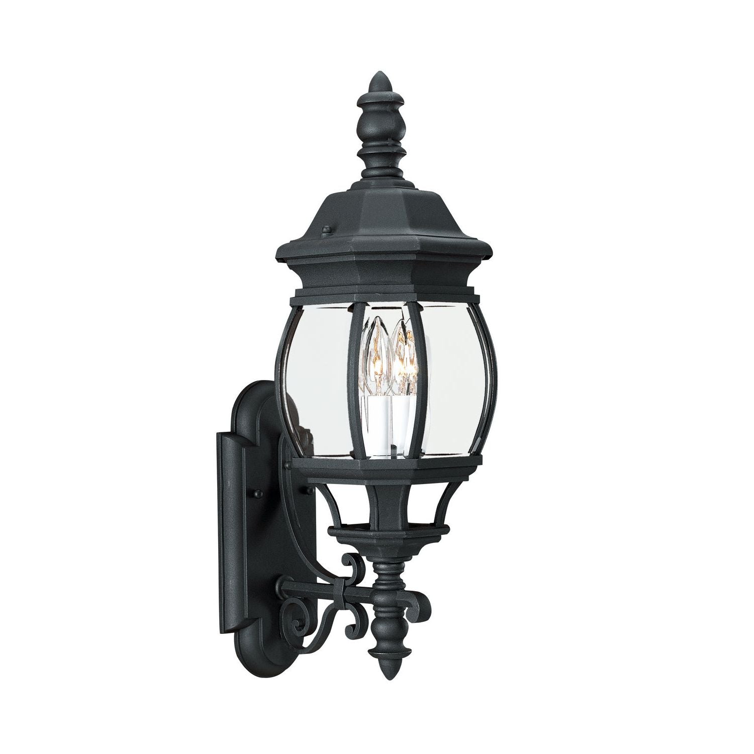 Generation Lighting Canada - 88201EN-12 - Two Light Outdoor Wall Lantern - Wynfield - Black