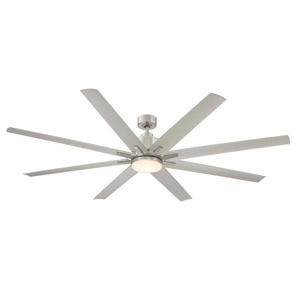 Meridian M2025BN 72" Outdoor Ceiling Fan in Brushed Nickel