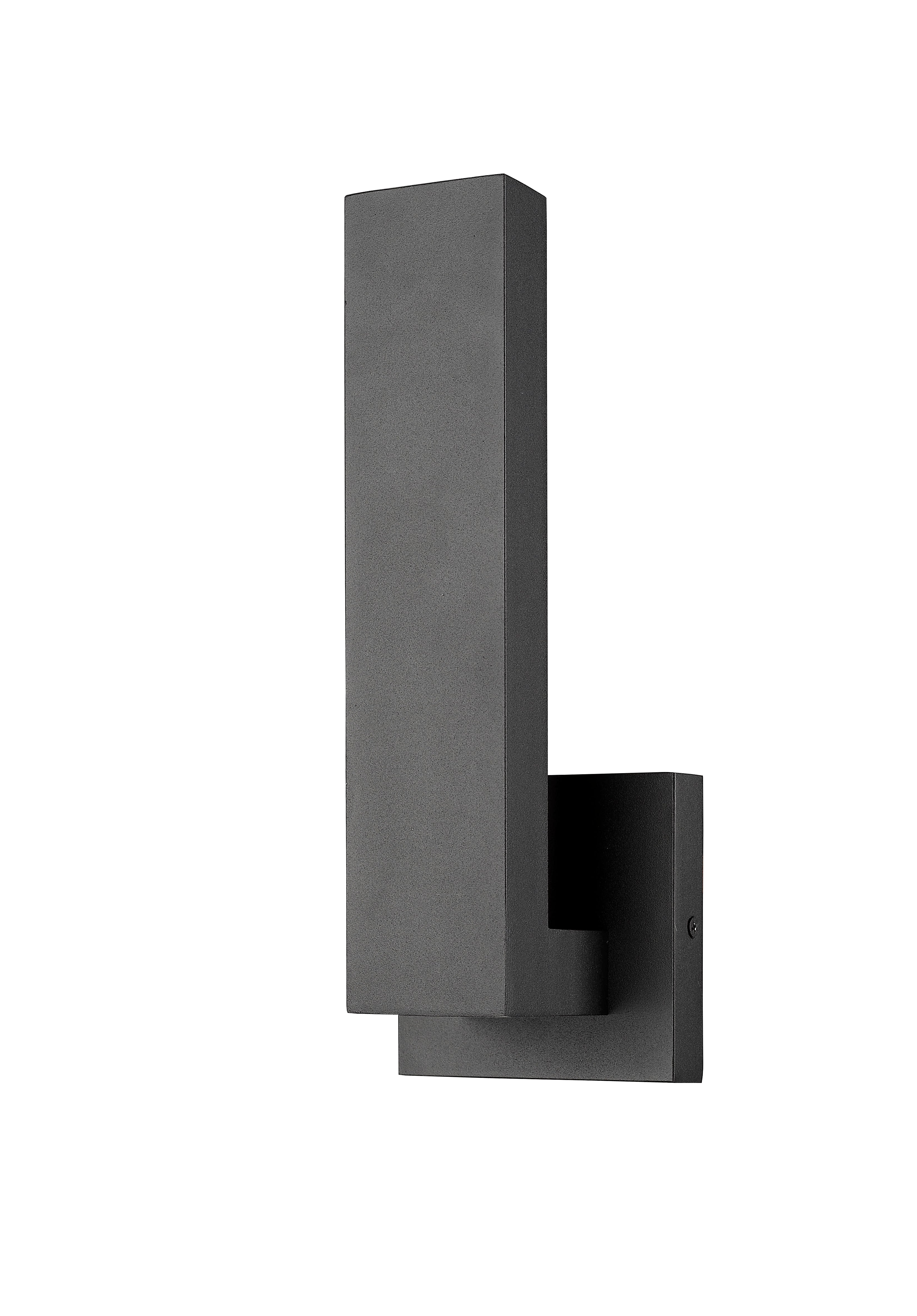 Z-Lite 576S-BK-LED Edge Outdoor Wall Light in Matte Black