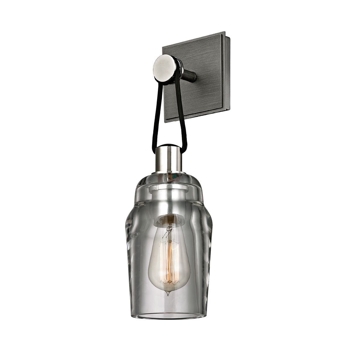 Troy Lighting Canada - B5991-GRA/PN - One Light Wall Sconce - Citizen - Graphite And Polished Nickel