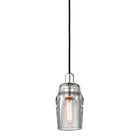 Troy Lighting Canada - F5993-GRA/PN - One Light Pendant - Citizen - Graphite And Polished Nickel