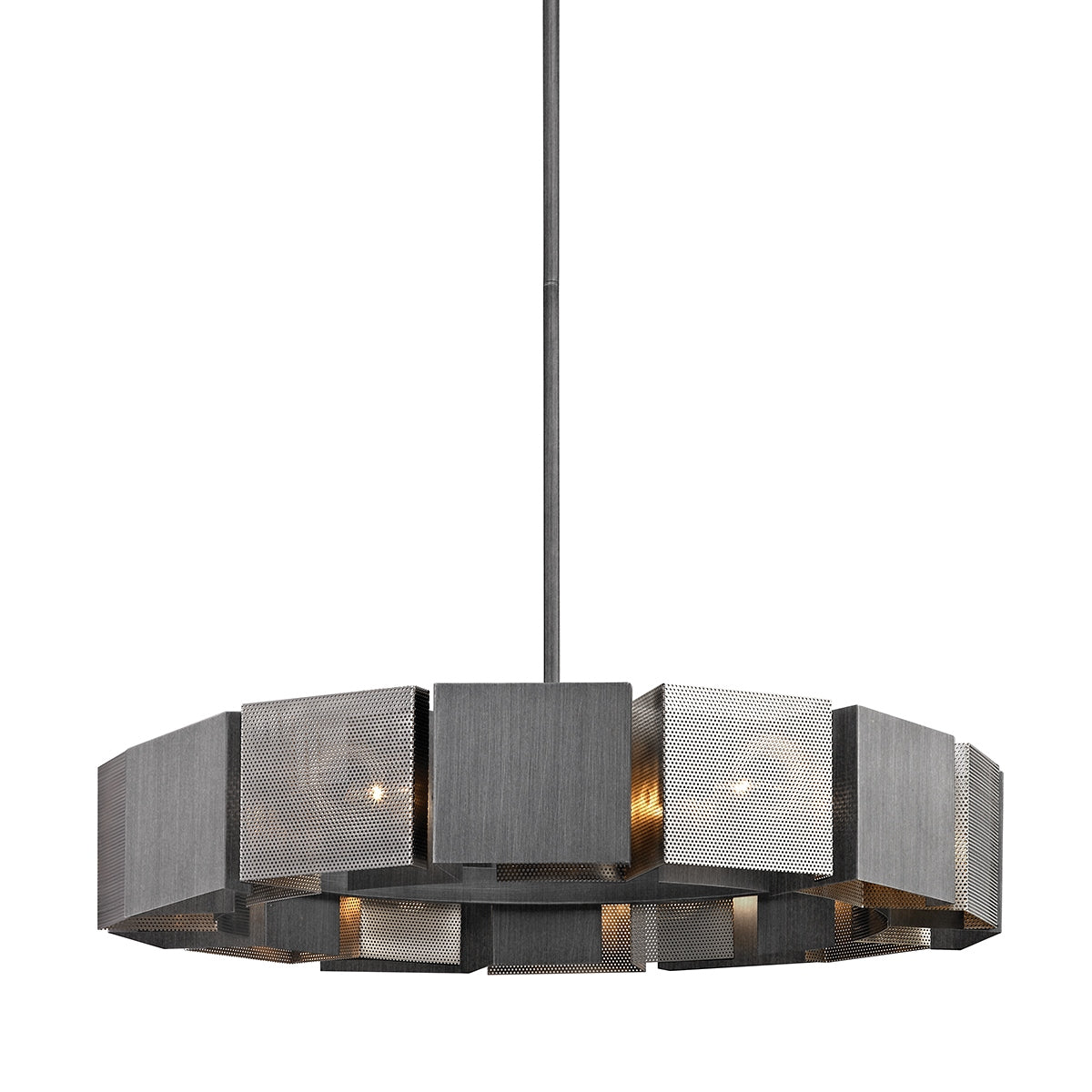 Troy Lighting Canada - F6046-GRA/BN - 14 Light Chandelier - Impression - Graphite/Burnished Nickel