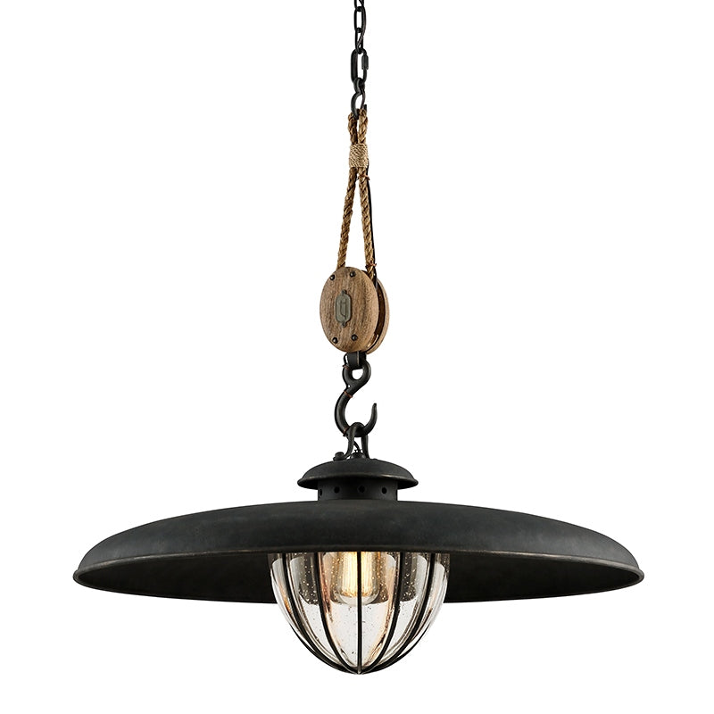 Troy Lighting Canada - F4907-FOR - One Light Pendant - Murphy - Forged Iron