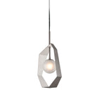 Troy Lighting Canada - F5533-GRA/SL/SS - One Light Pendant - Origami - Graphite With Silver Leaf
