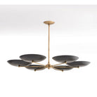 Arteriors - 89047 - Six Light Chandelier - Griffith - Antique Brass