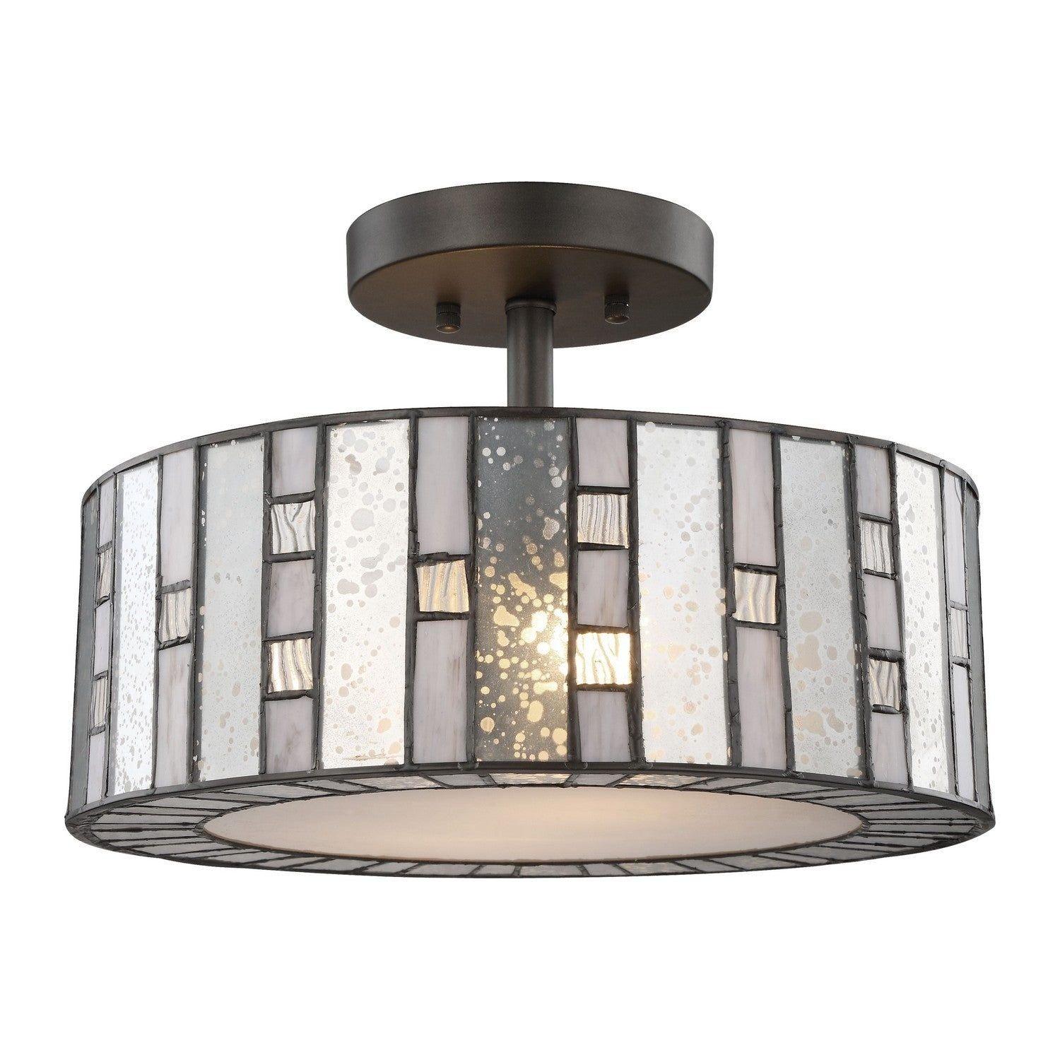 ELK Home - Ethan Semi Flush Mount - 70213/2 - Canada Light Shop