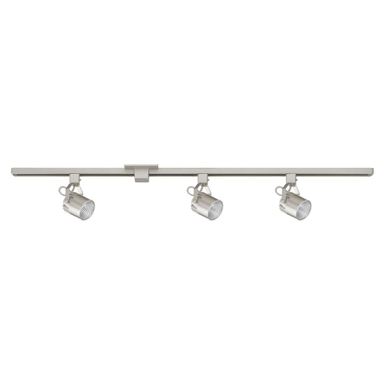 Kendal Lighting - LED Track Lighting Kit - 3 Cylinder - TKLED-45-SN - Canada Light Shop